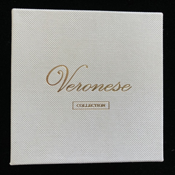 Veronese 18K Bonded Sterling Fancy Byzantine Necklace/18 Inches/NEW IN BOX! - Picture 3 of 6